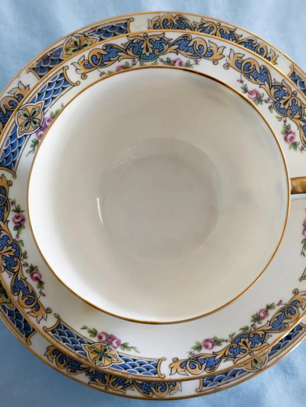 Beautiful Antique Hudson Bay Company Limoges France Triple Set